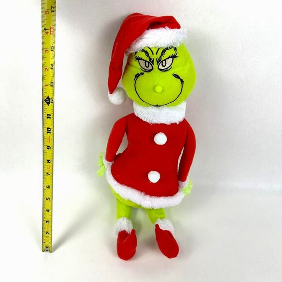 Christmas Grinch Soft Plush Doll Stuffed Toy Kids Christmas Gift 24'' - Picture 5 of 6